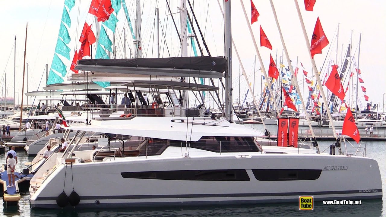 2022 Fountain Pajot Samana 59 Sail Cataman - Walkaround Tour - 2021 Cannes Yachting Festival