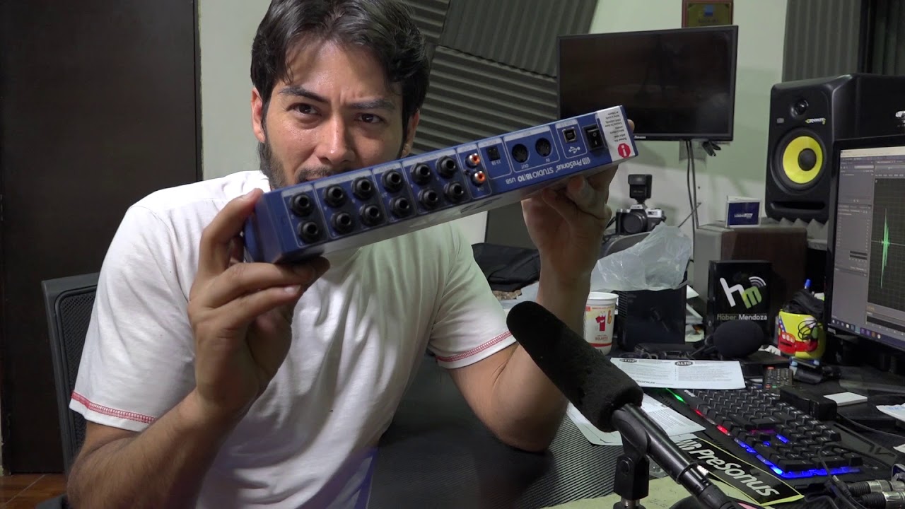 PRESONUS STUDIO 1810 REVISADO INICIAL español latino