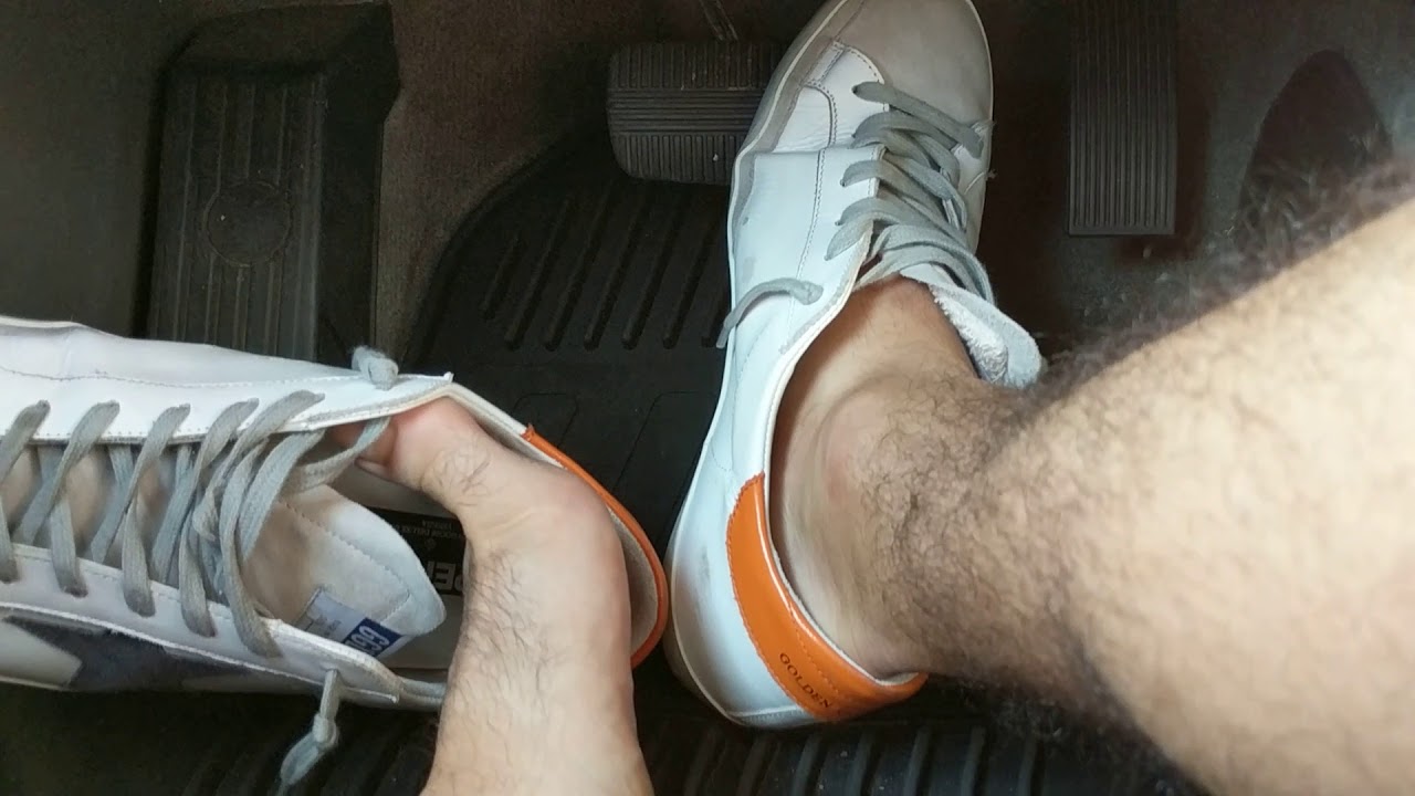 Pumping Gas While Wearing My Awesome Golden Goose Superstar Skateboarding Shoes Sockless