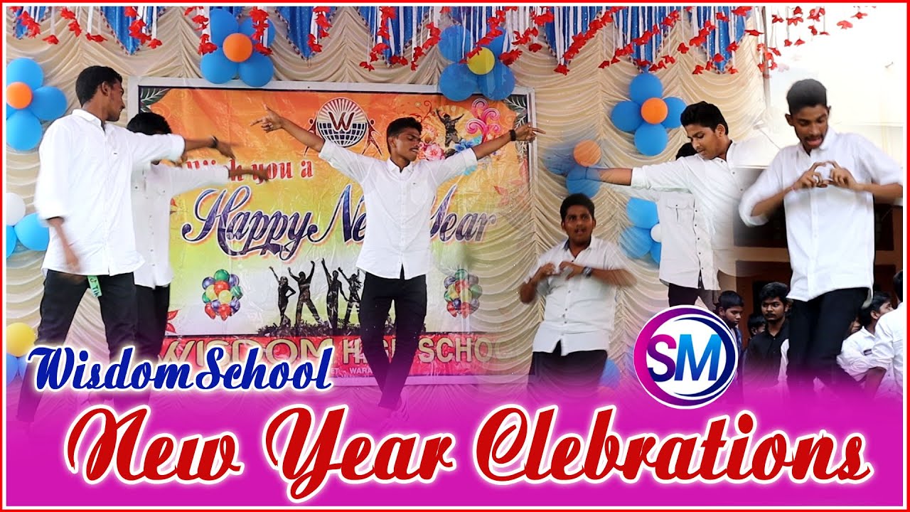 #Wisdom# High School New Year Clebrations 2022-2023 # Shiva Sai And Group Remix Song  #narsampet #