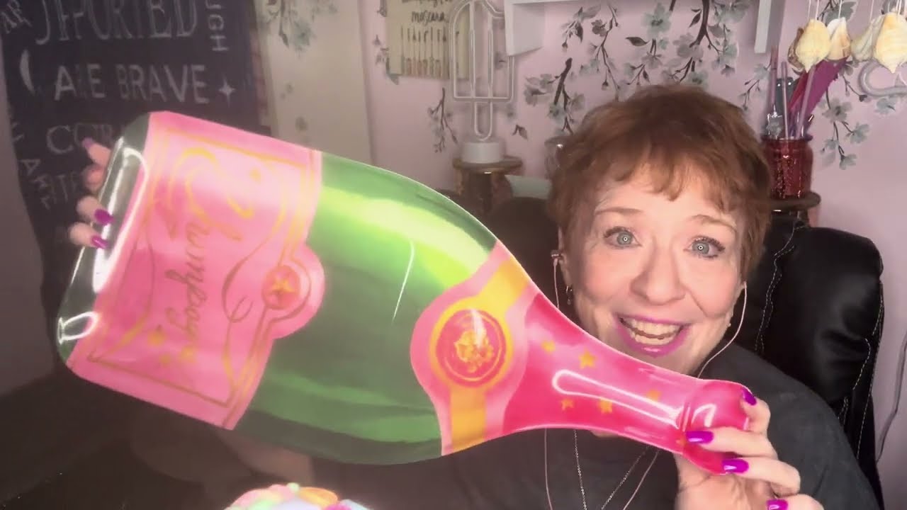 ASMR- whisperedshow and tell- see what uncle Angel picked for us!  Tapping scratching tingles