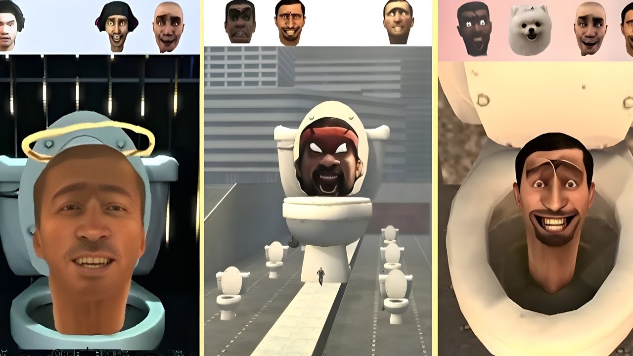 Find right voise SKIBIDI TOILET155
