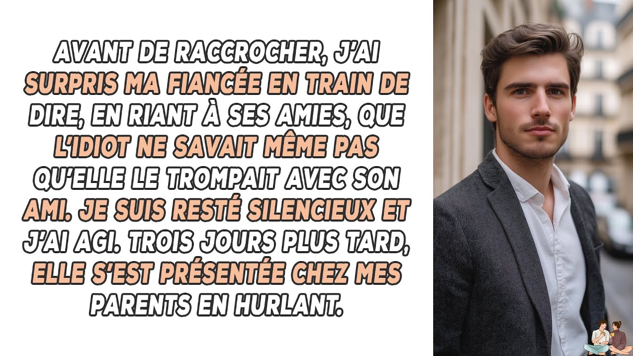 Avant de raccrocher, j’ai surpris ma fiancée en train de dire, en riant à ses amies, que l’idiot...