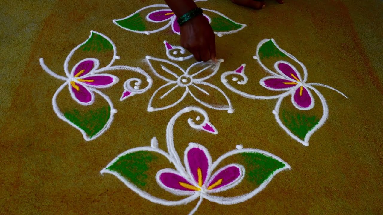 Shivaraathri rangolis || festival rangolis || muggulu designs ||