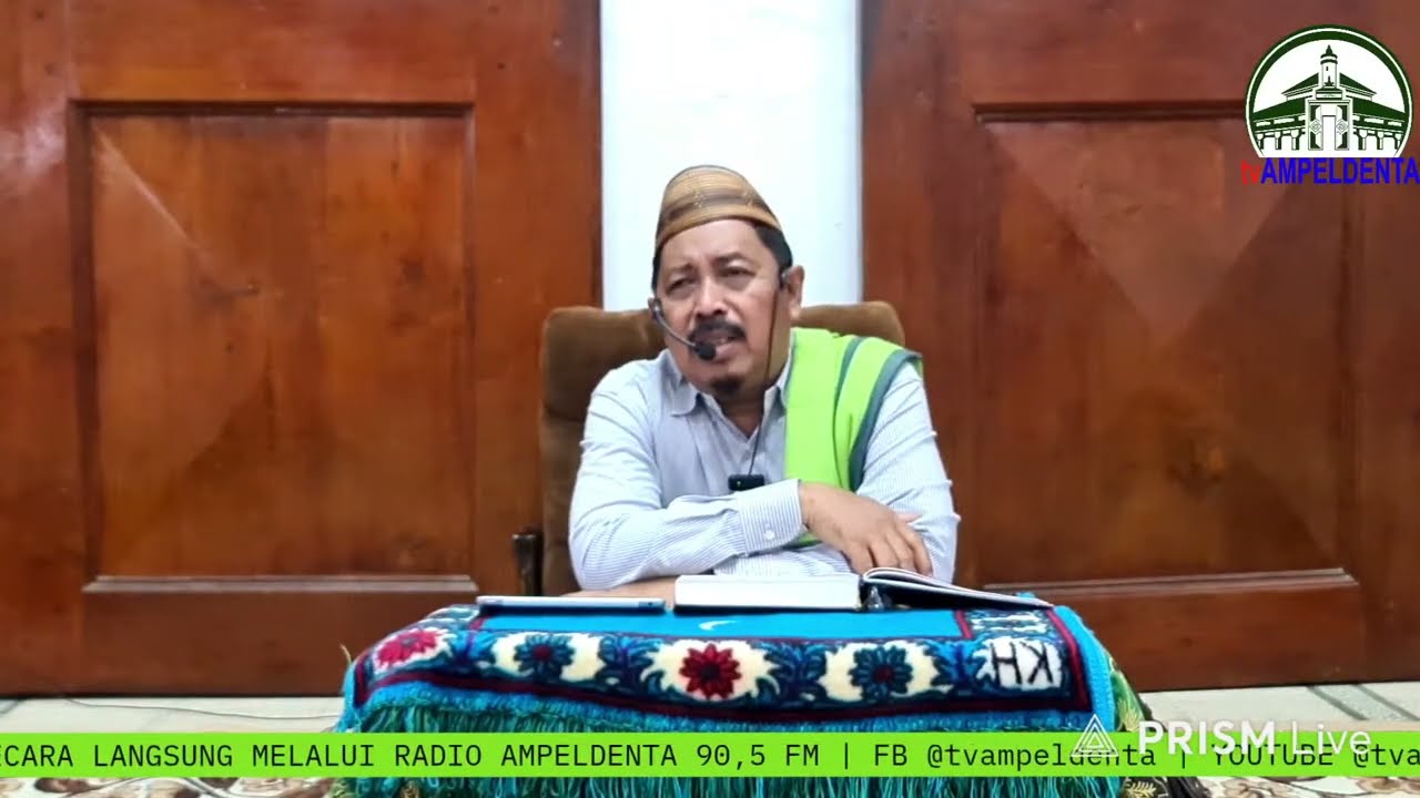 Dr.  KH. M. SHOLEH ISMAIL M.Pd.I.. RIYADHUS SHOLIHIN. 13 FEBRUARI 2026M.