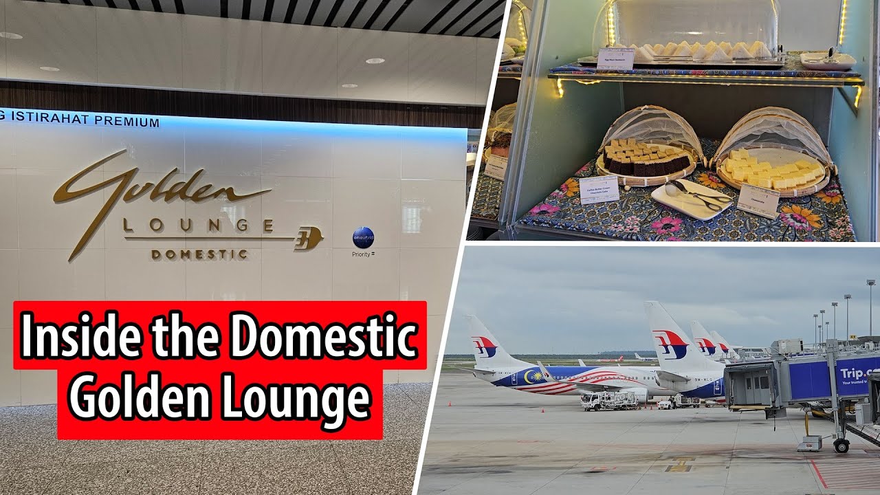 How Good is the DOMESTIC Golden Lounge at KLIA?