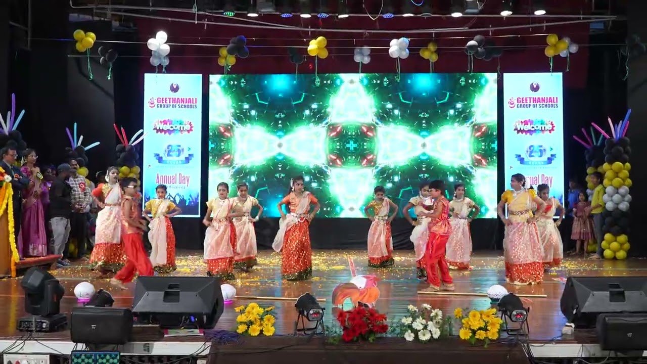 Soggade chinni Song by 3rd.4th&5th class of RC Puram Branch of SREE GEETHANJALI GROUPS OF SCHOOLS
