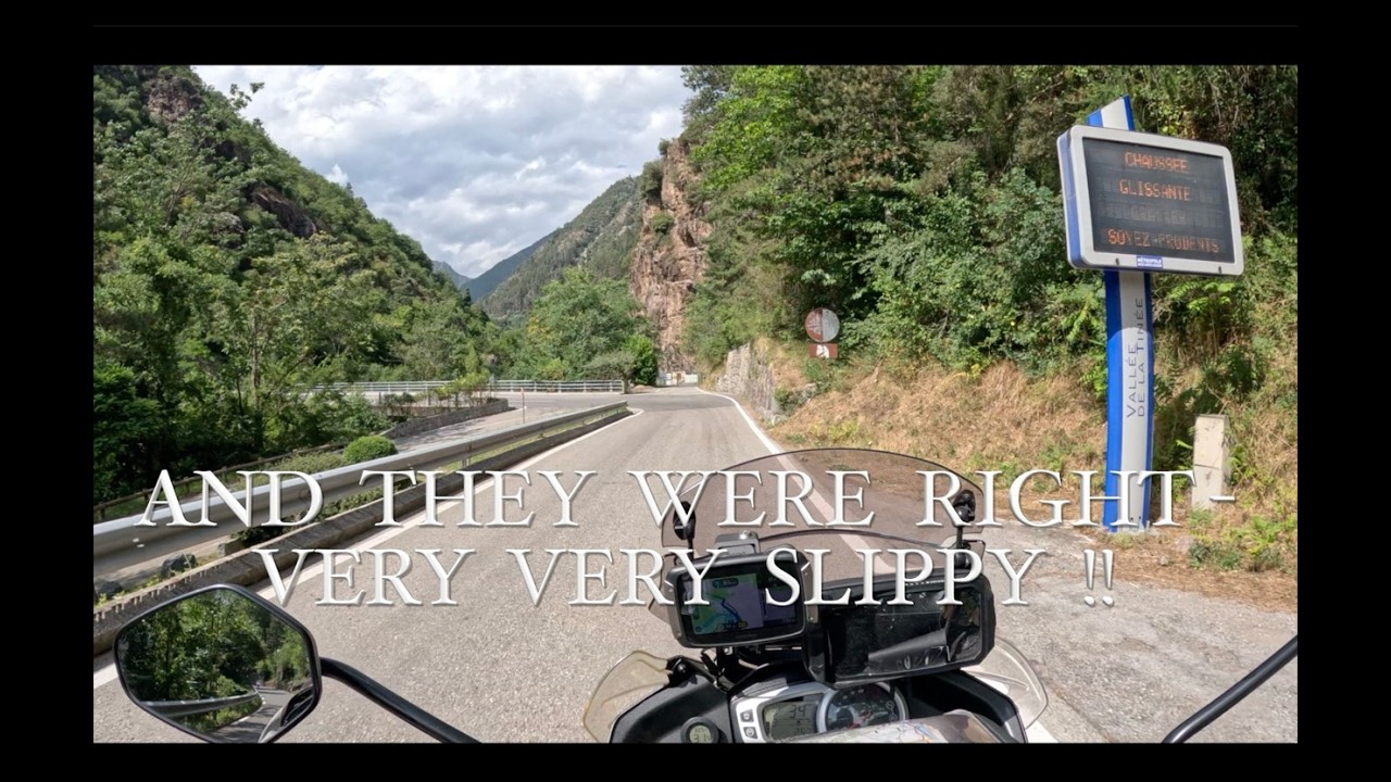 Motorcycle Tour Ireland France Italy 2025 Ep 9 B - ST ETIENNE DE TIN&Eacute;E ISOLA COL DE LA COUILLOLE -