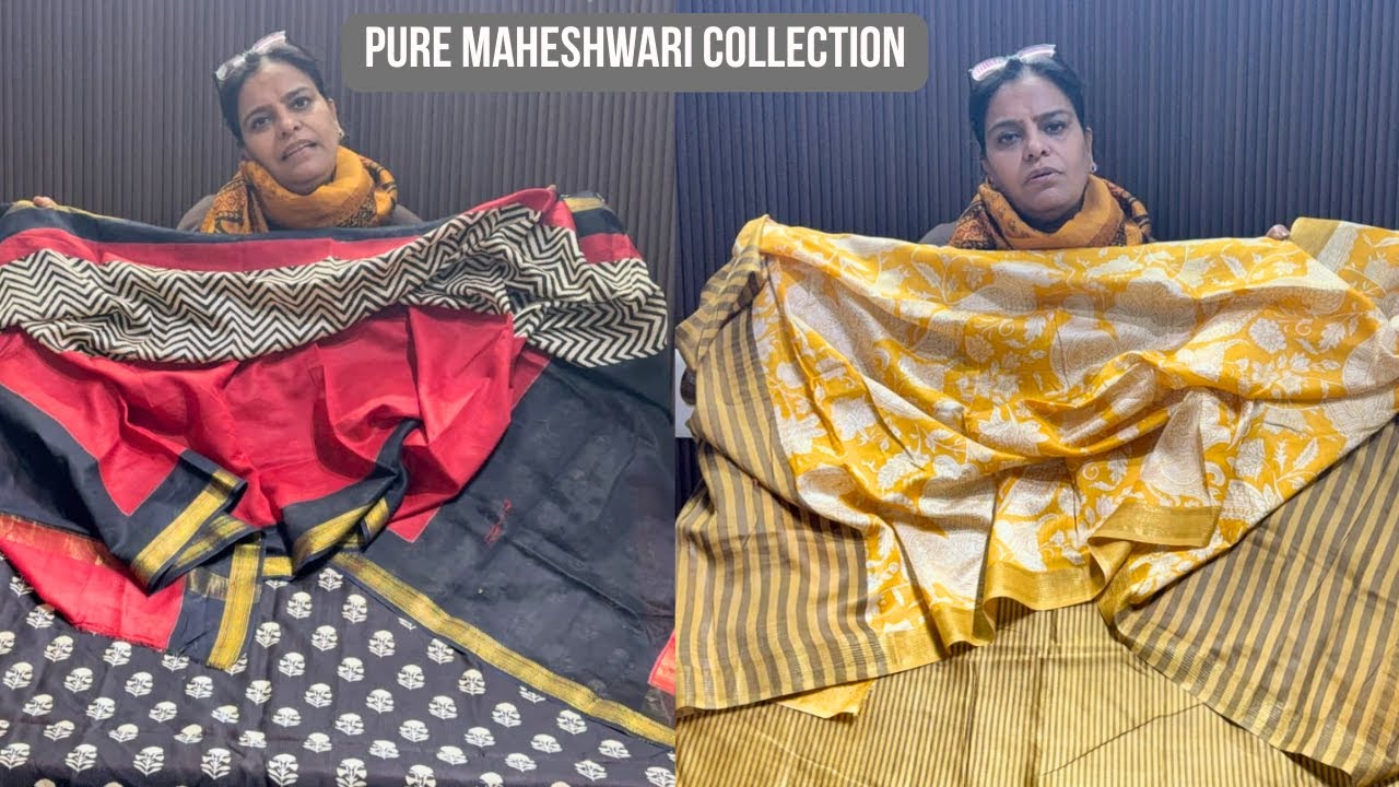 Buy Pure Maheshwari Handblock Printed Suits | Timeless Handloom Elegance