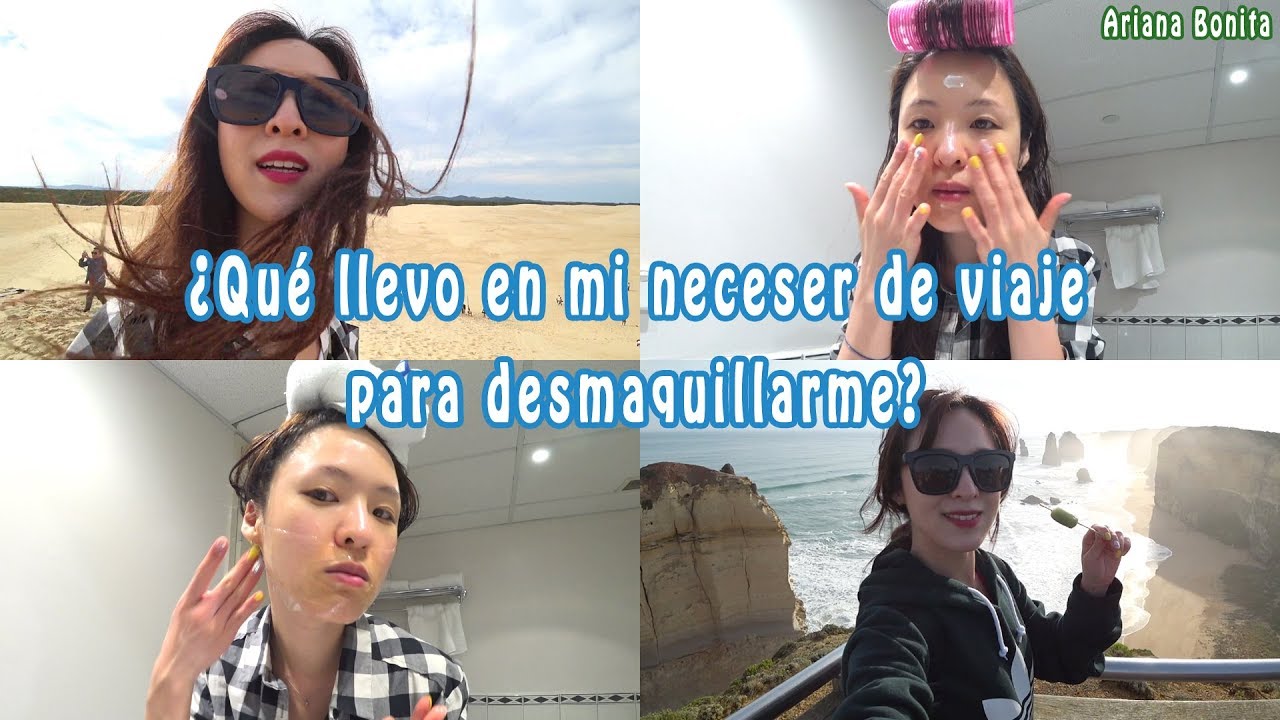 [KOR SUB] ¿Cómo me desmaquillo?│ Cuidado Facial Coreano │ Viaje a Australia │ Ariana Bonita