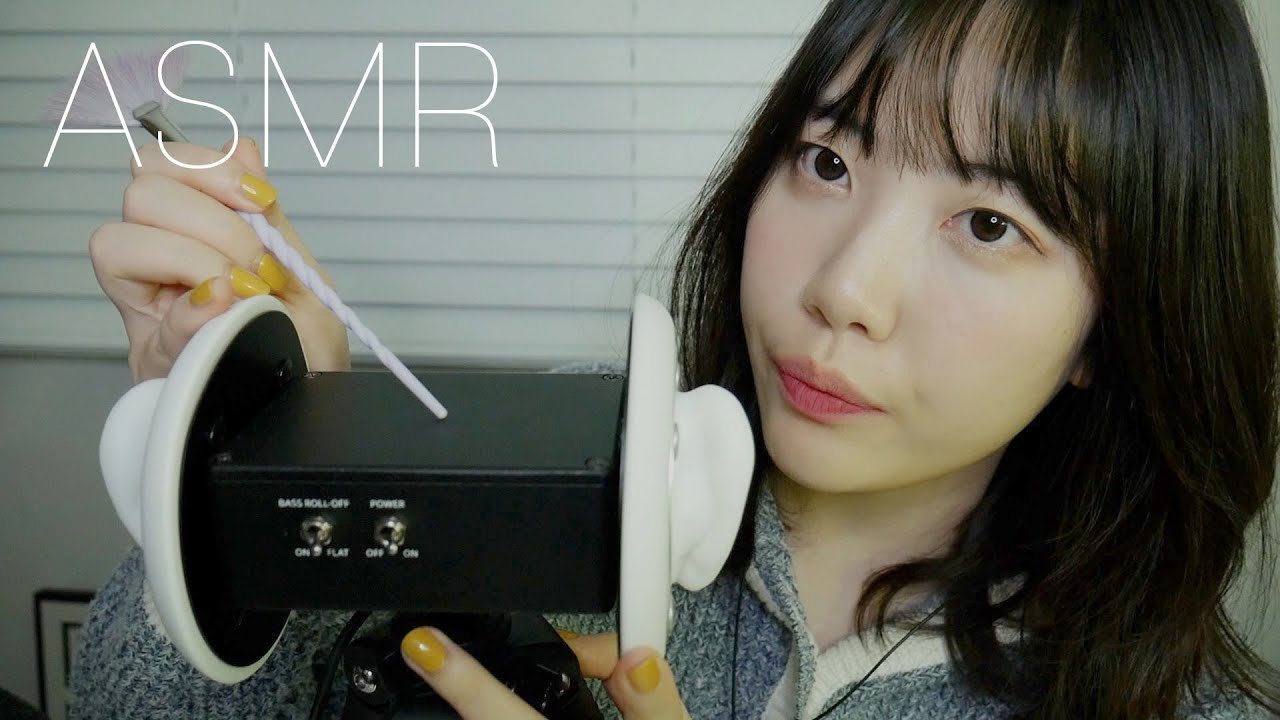 ASMR 3DIO 탭핑하고 스크래칭하면서 속닥속닥 토킹하기