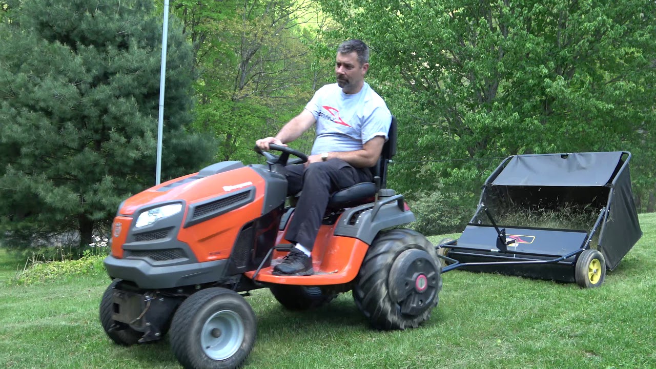 Brinly Lawn Sweeper part 4: Grass Collection? Homesteading? This thing just paid for itself, again!