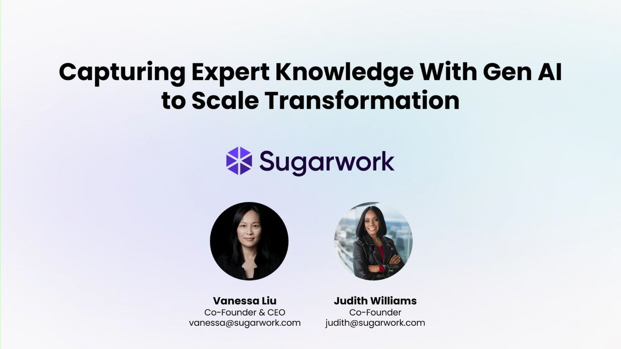 Keynote: Capturing Expert Knowledge With Gen AI to Scale Transformation