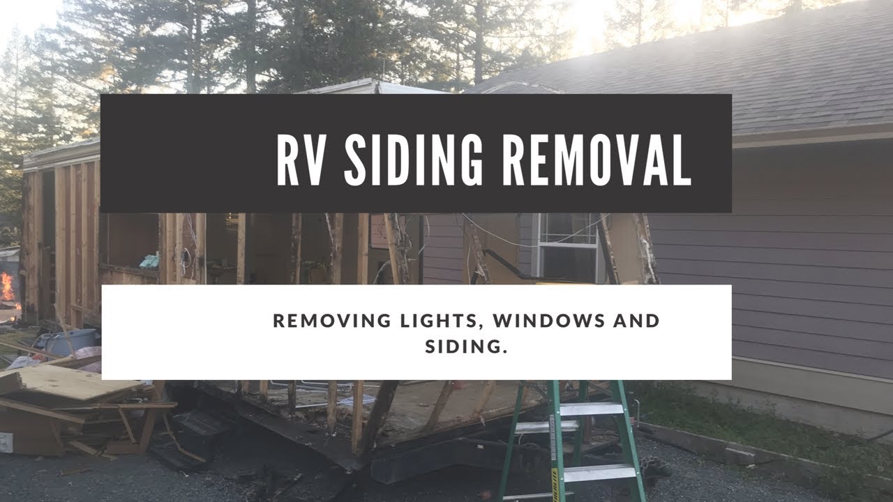 RV Siding Removal