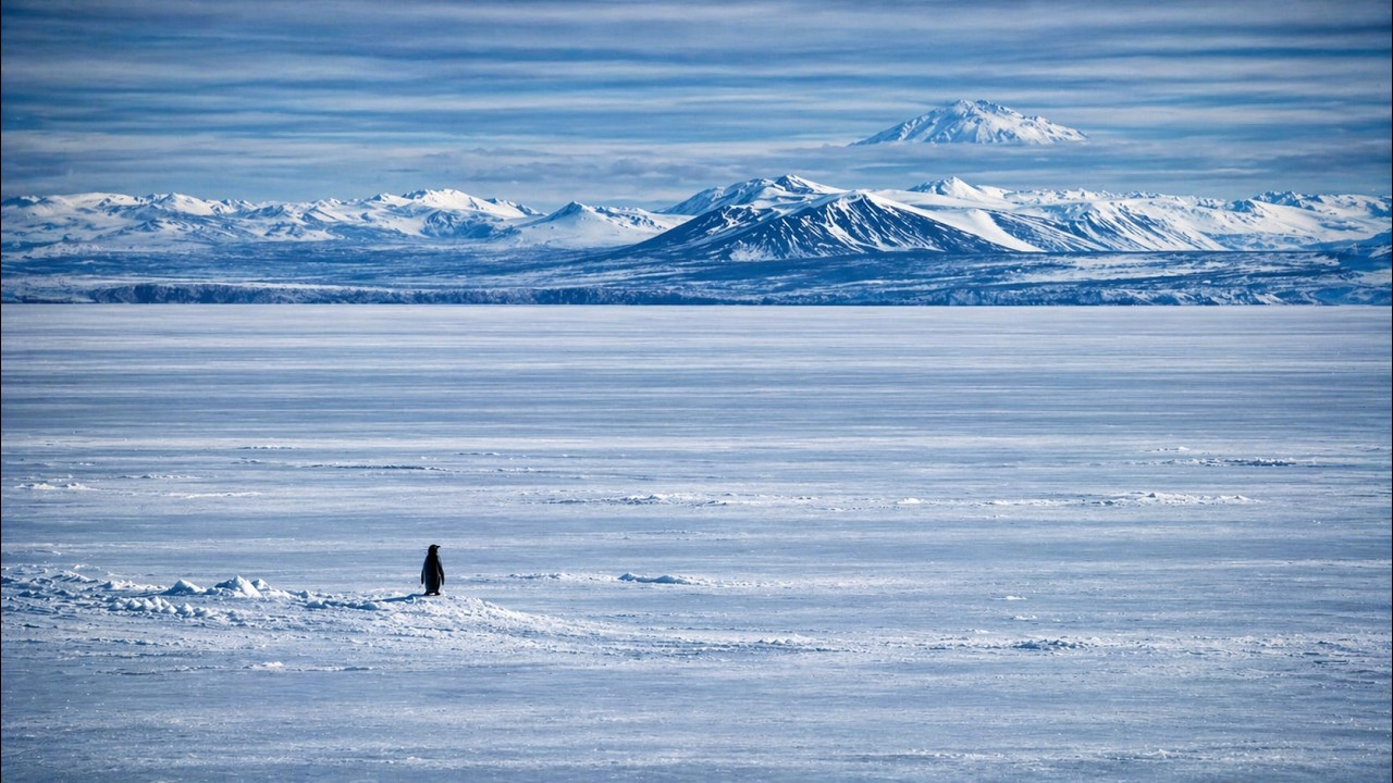 WHITEOUT: Lonely Penguin Ambience | Frozen Focus & Deep Sleep Antarctic Ambient Music