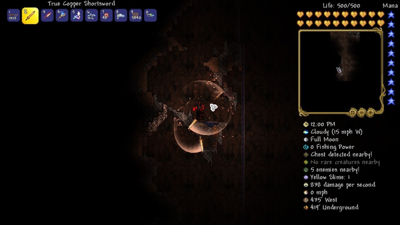 Terraria 1.4.5 Update: True Copper Shortsword