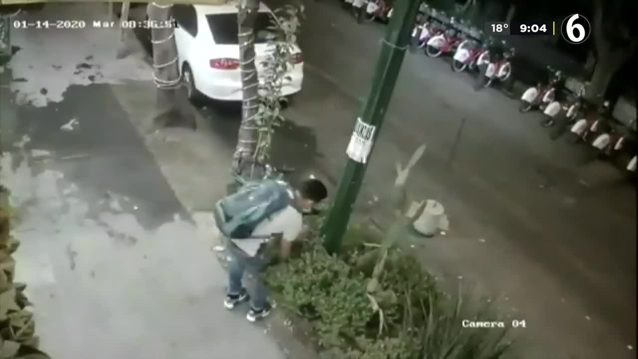 Así es como roban bicicletas en la colonia Del Valle