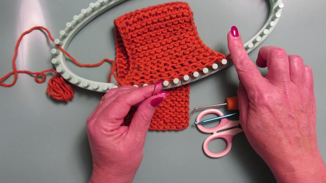 Chain One Bind Off or Cast Off for the Knitting Loom