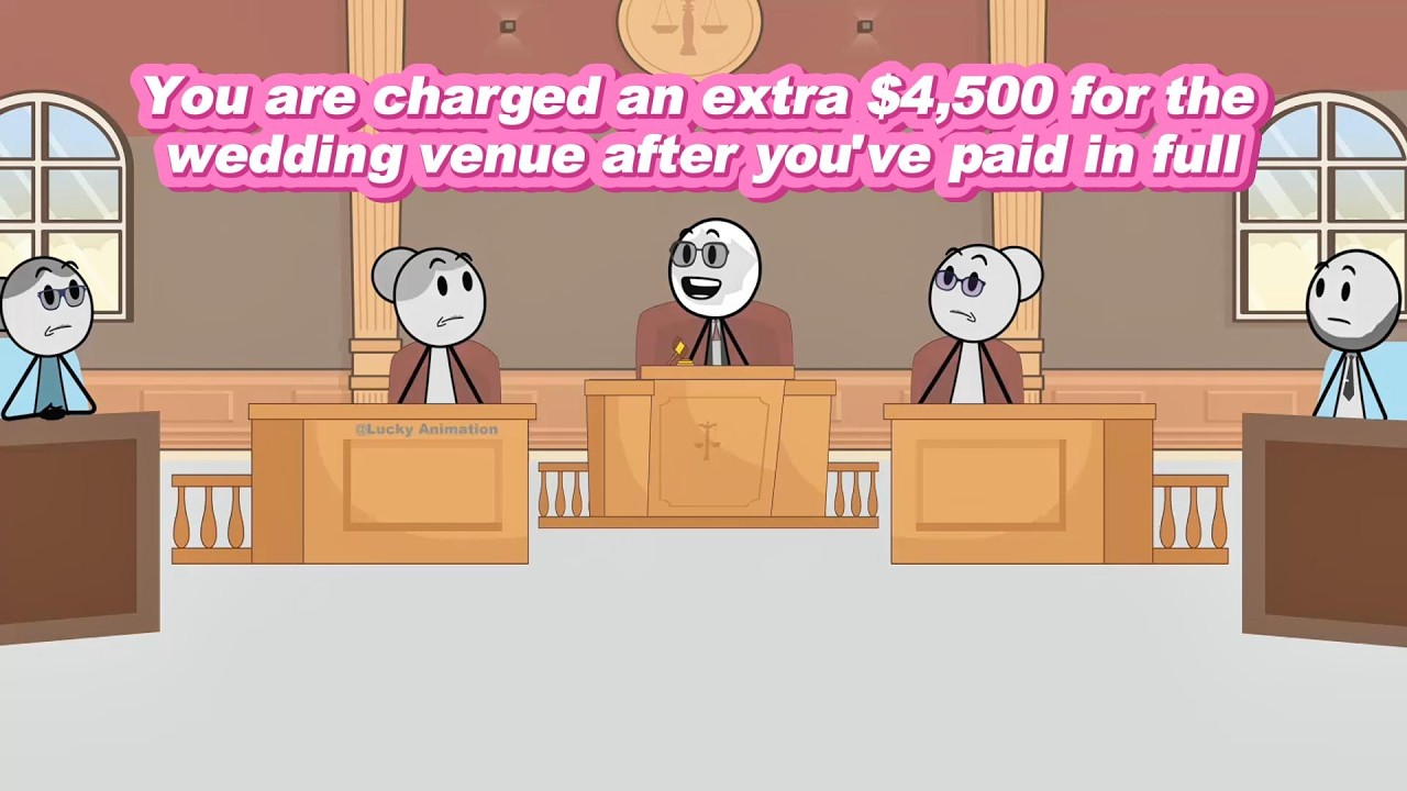 (FULL STORIES) You are charged an extra $4,500 for the wedding venue after you've paid in full