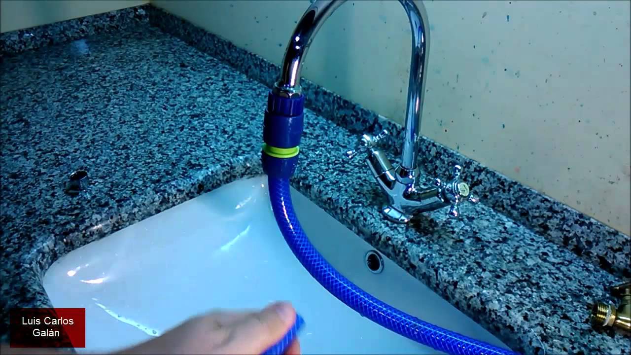 CÓMO CONECTAR UNA MANGUERA EN CUALQUIER GRIFO