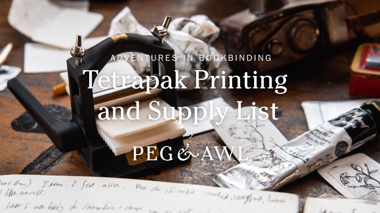 How to Print with Tetra Pak | Peg and Awl