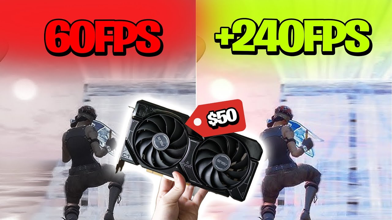 How I Optimized my $50 GPU to Hit 240FPS in Fortnite