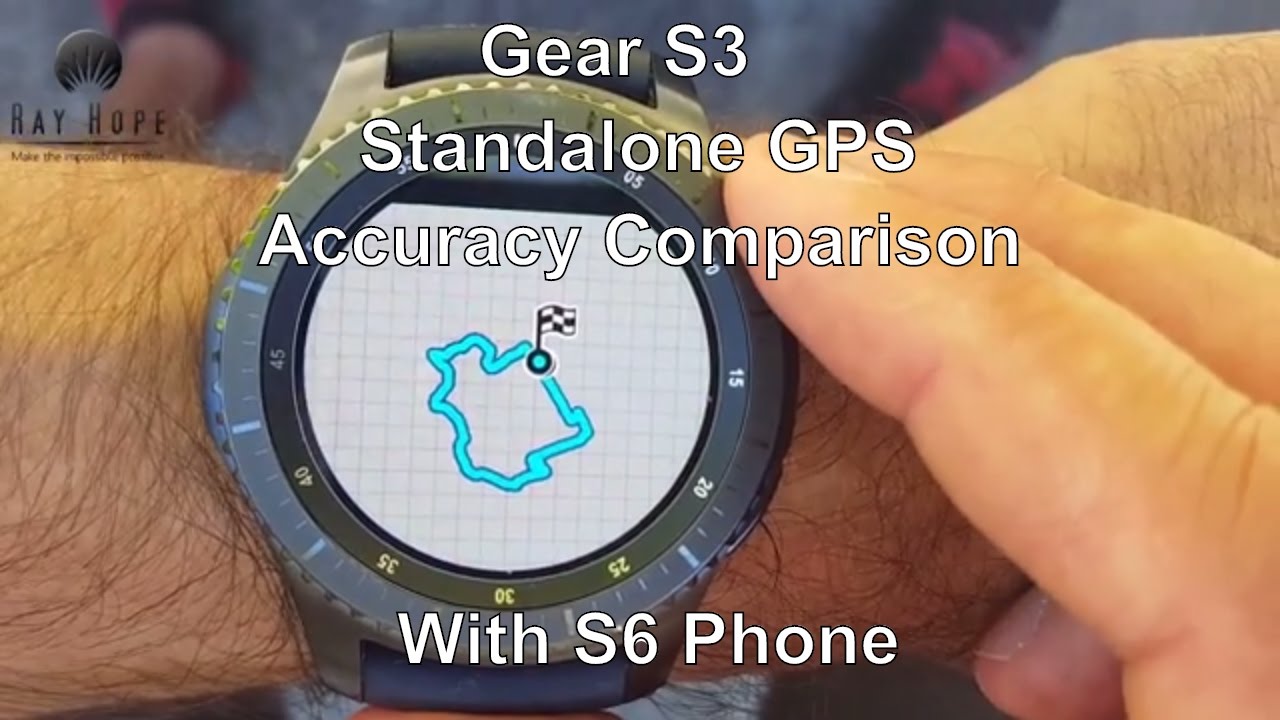 Samsung Gear S3 Standalone GPS Accuracy Comparison with S6 Phone GPS review
