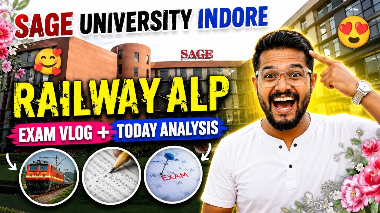Railway ALP Exam | My Full Exam Day Journey | Taday Vlog 