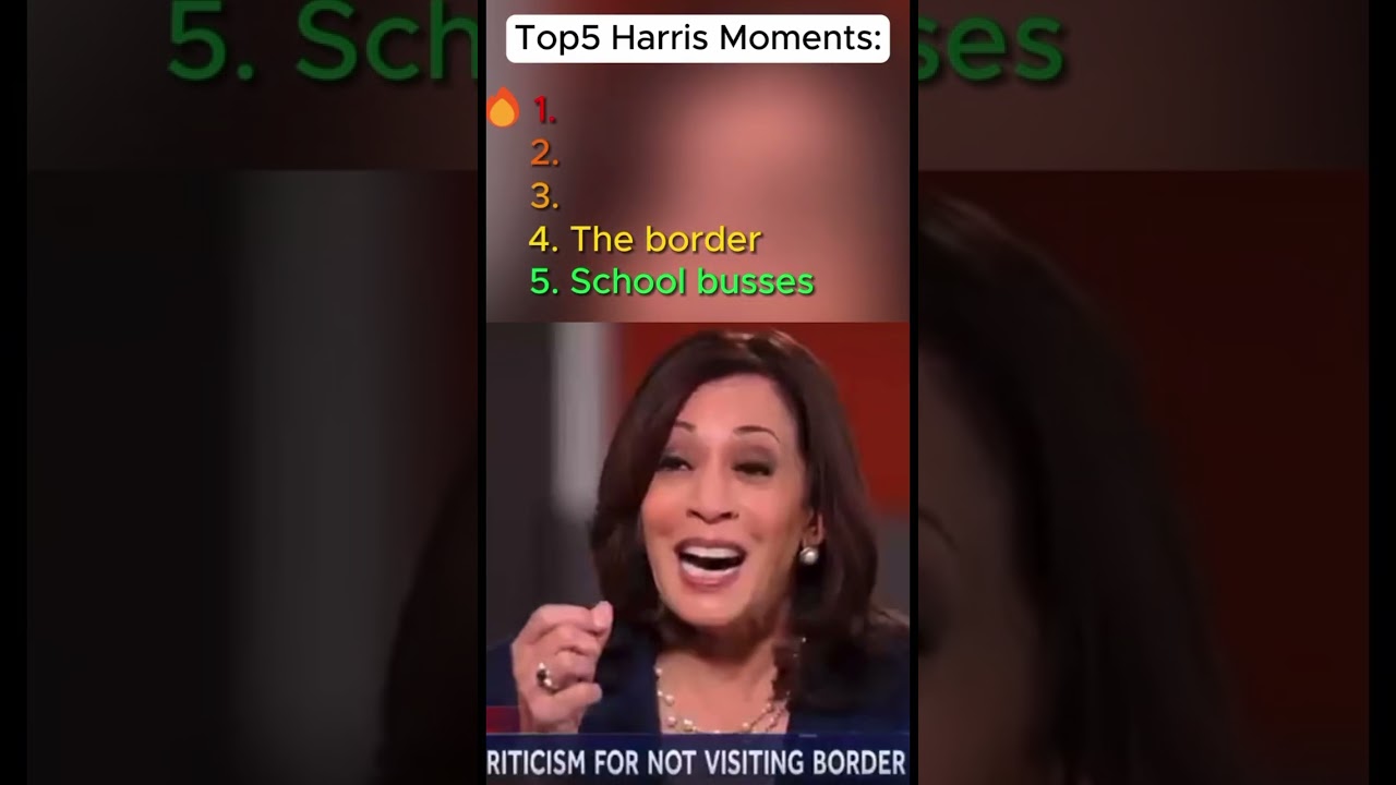 Top ￼5 Kamala Harris dumb moments￼ #funny #fyp #viral #kamalaharris