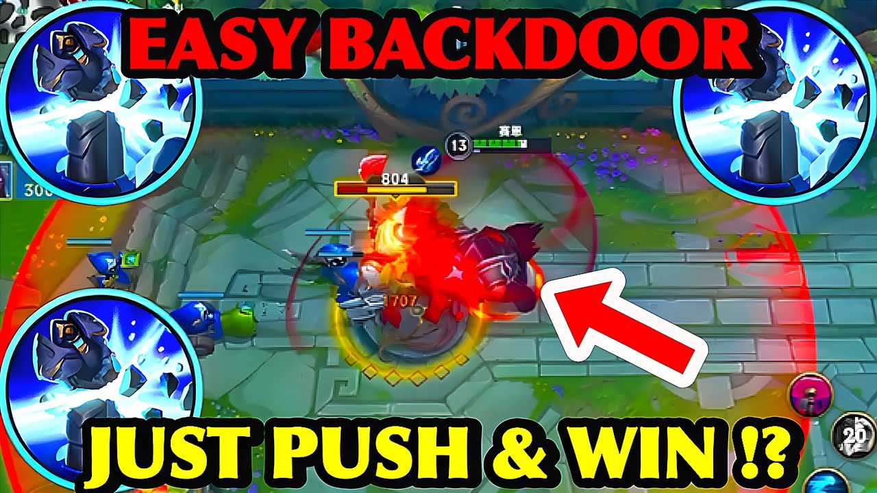 INSANE INTING SION BACKDOOR STRATEGY IN WILD RIFT CHINA | JUST PUSH AND WIN – TOO EASY!?
