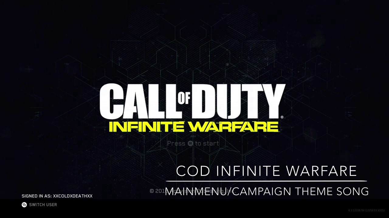 Cod Infinite Warfare MainMenu/Campaign Themesong!