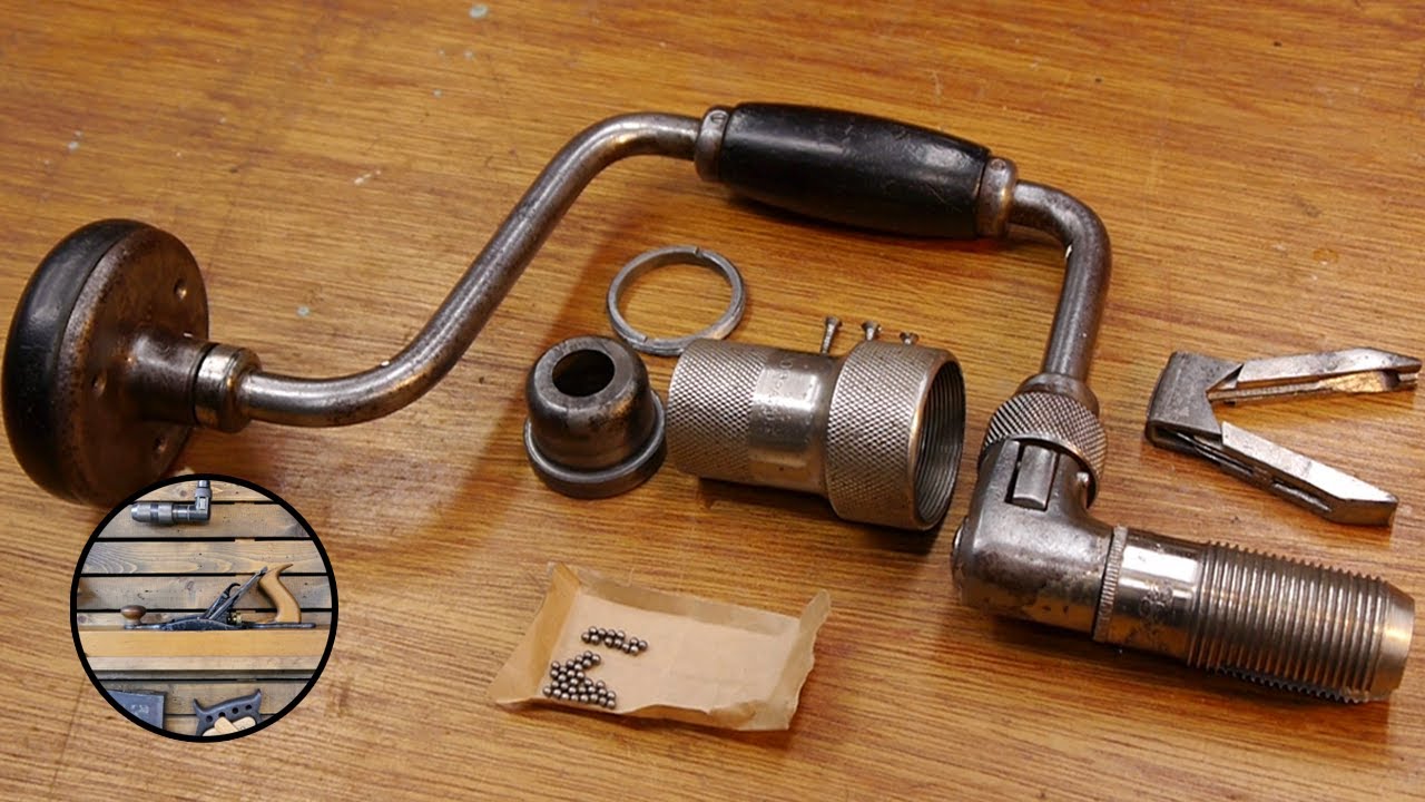 Vintage bit brace restoration | 1920 Millers Falls No. 772 Lion chuck