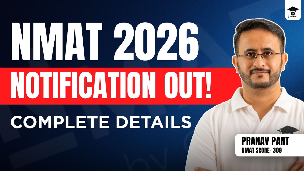 NMAT 2026 Notification Out! | Important Dates, Eligibility, Documents | NMAT 26 Forms