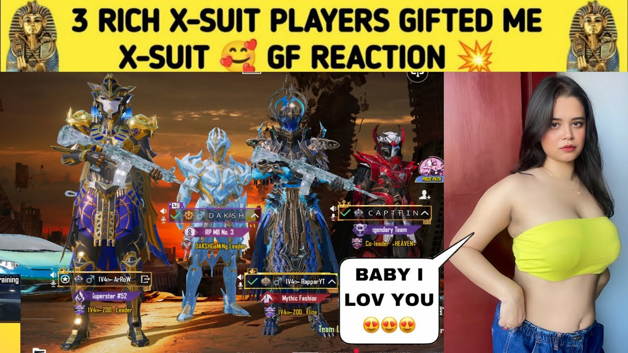 Random 3 Girl's with X-Suit In My Lobby And Trolled 50RP MAX & MYTHIC OUTFITS #25