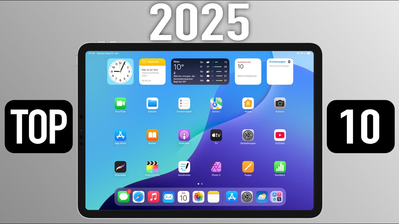 TOP 10 iPad Apps 2025 | Diese Apps machen dein iPad noch praktischer!