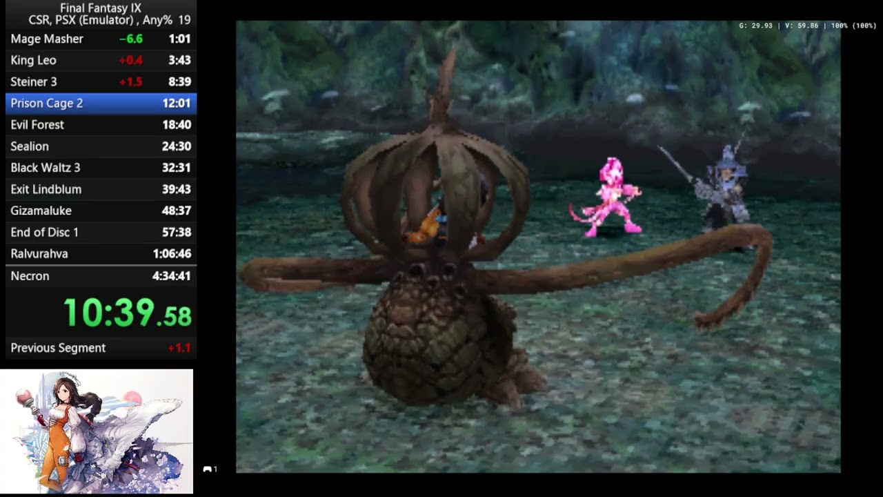 FFIX CSR Any% Digital PB - 4:24:20