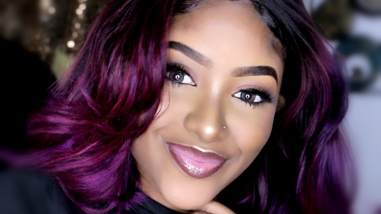 DIY: Purple Hair | Affordable BOB Lace Wig By Rpghair.com | PETITE-SUE DIVINITII
