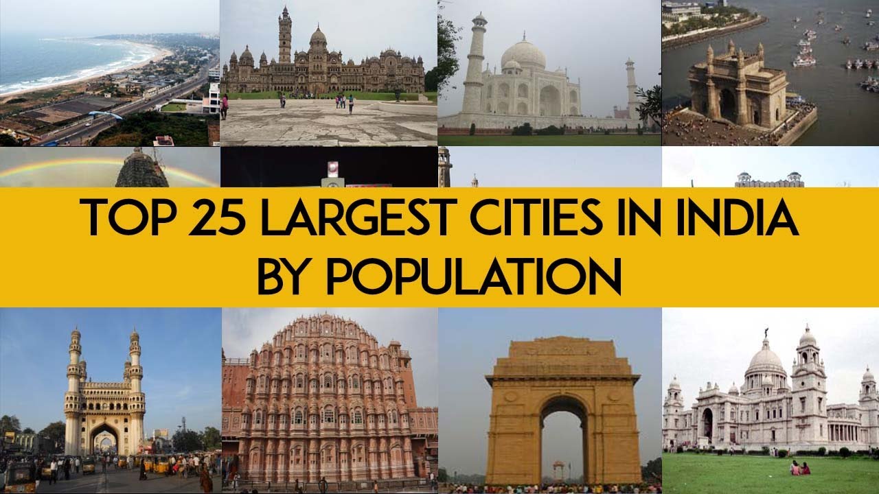 Top 25 Largest Cities In India by Population 2020 | Fast Groowing 25 Mega Cities In India