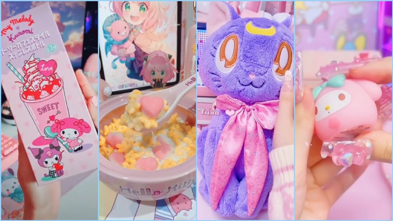 Kawaii Drinks Foods Snacks Unboxing Tiktok Compilation