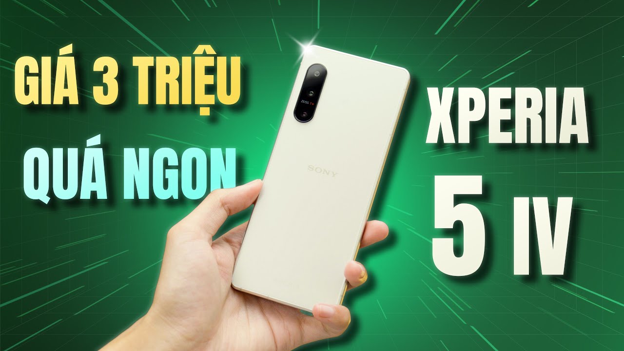 Đập Hộp Sony Xperia 5 IV Giá 3300K Shopee - Snapdragon 8Gen1, Màn Oled 120Hz Dùng Rất Hay!