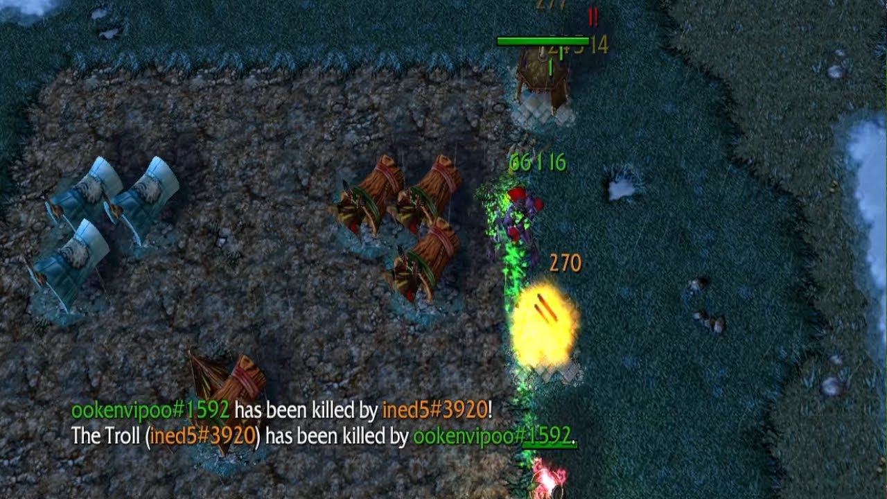 🟦Pretty much rush tower or block troll [Trolls and Elves x4 2021 v1.4e]