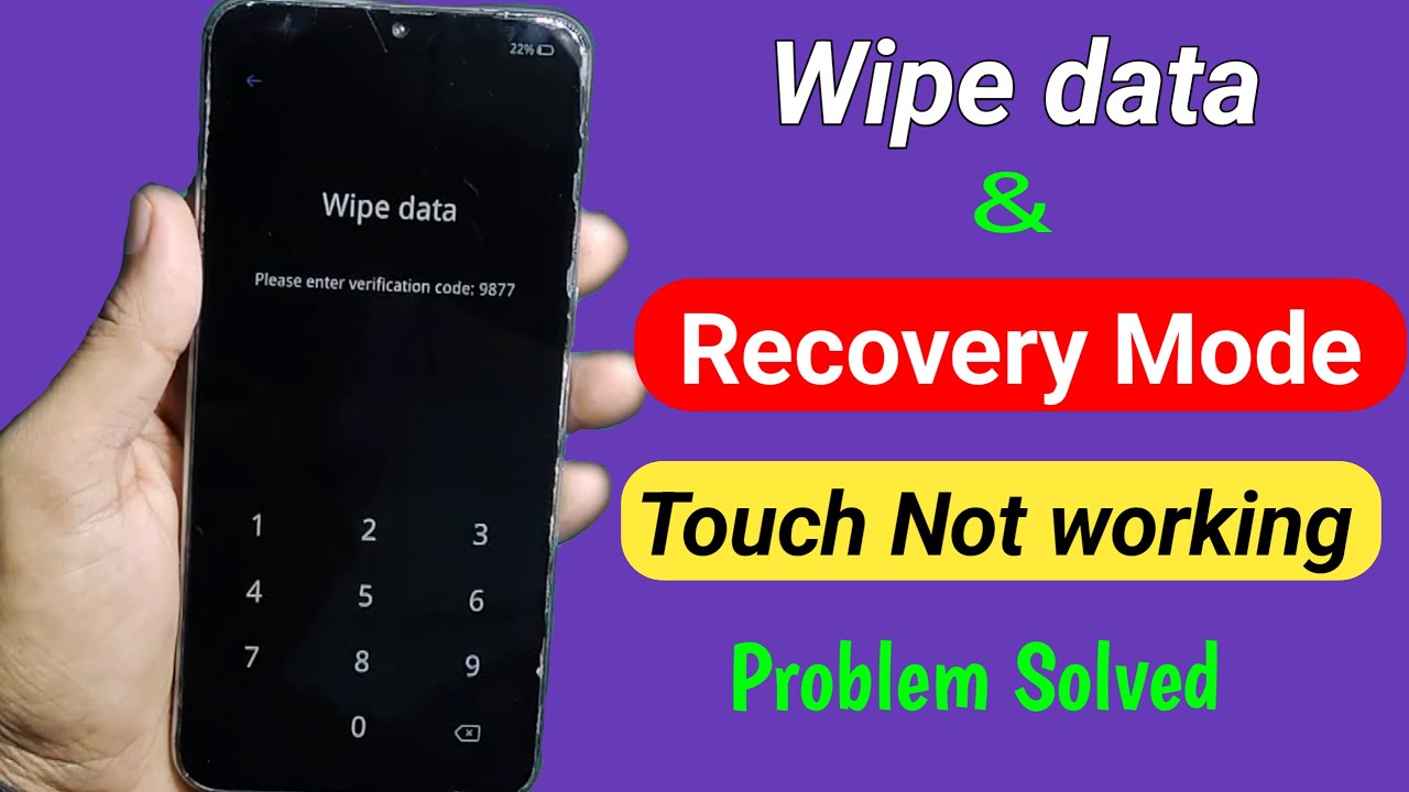 Realme Recovery Mode Touch Not working Problem | Recovery Mode Touch Not Working #realme