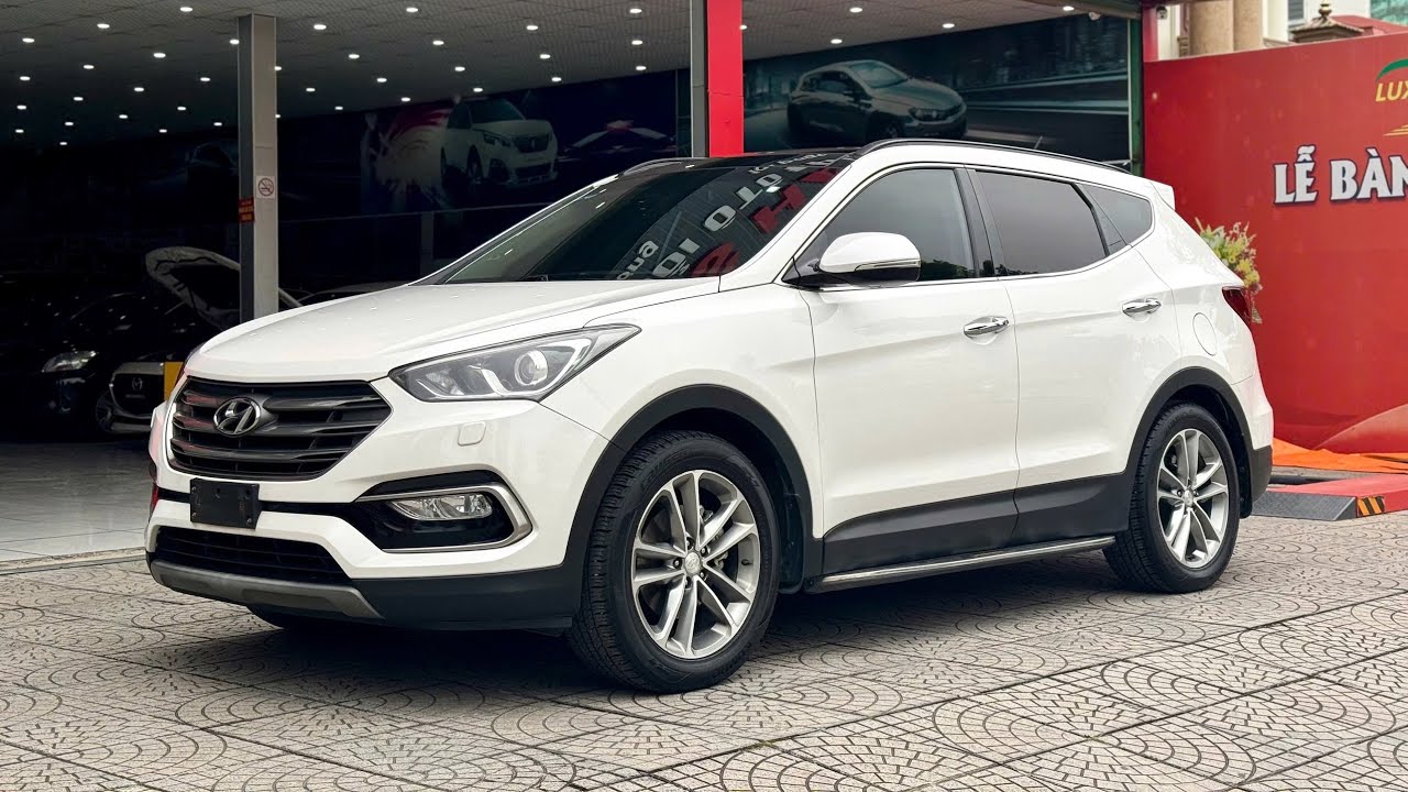 Mới về Huyndai Santafe sx 2018 bản 2.4full xăng giá nhô 600tr lh 0978607555
