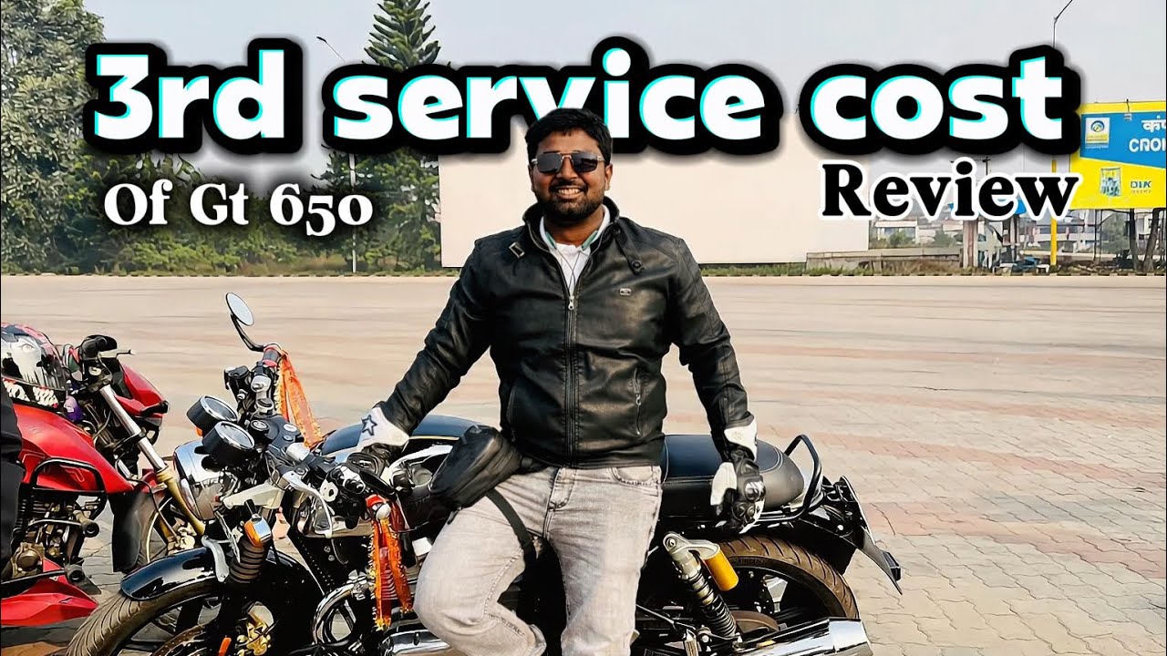 3rd service cost of Royal Enfield Gt 650 | 1 year review of Gt 650 | #royalenfield #gt650 #motovlog 