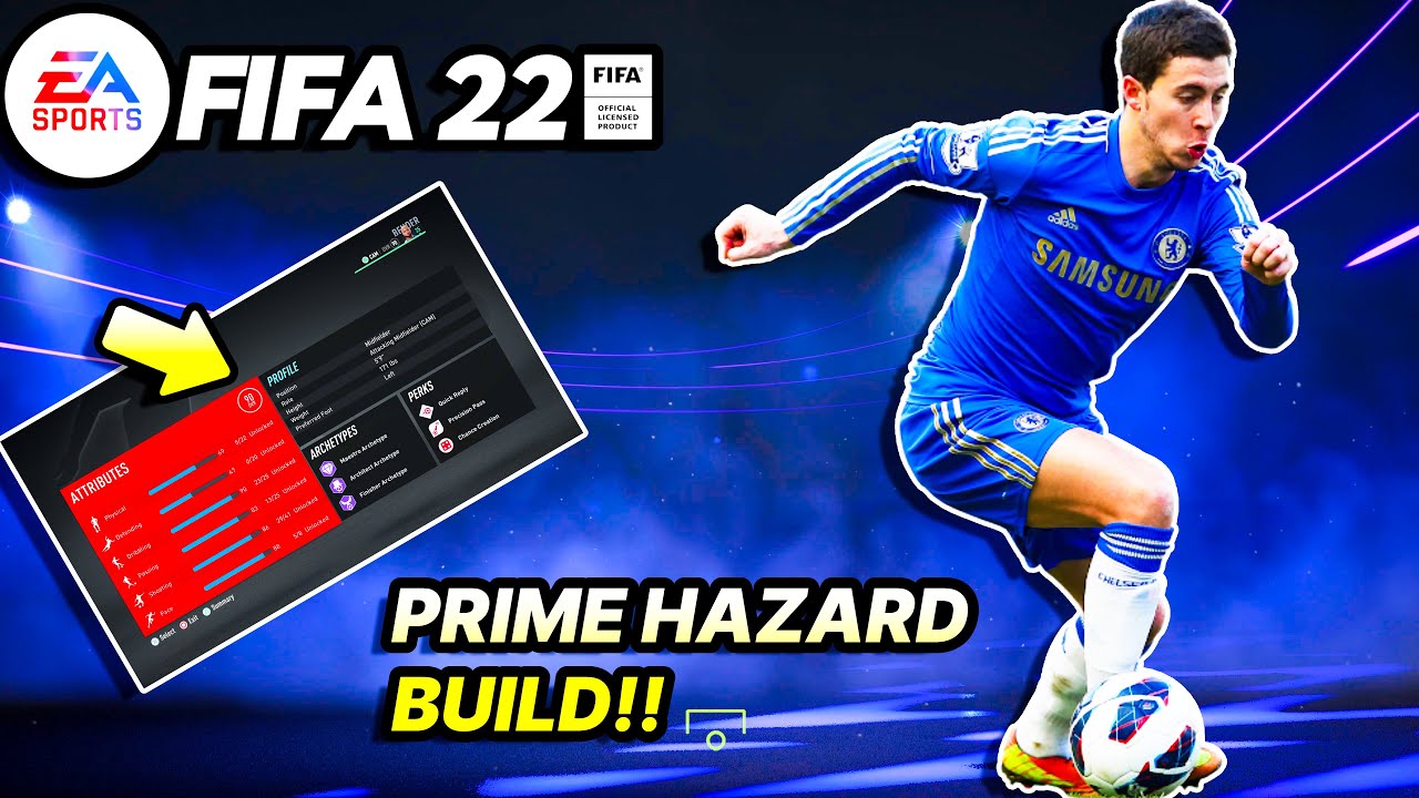 90 RATED PRIME HAZARD BUILD FOR PLAYER CAREER MODE!!⚪️🔵| FIFA 22