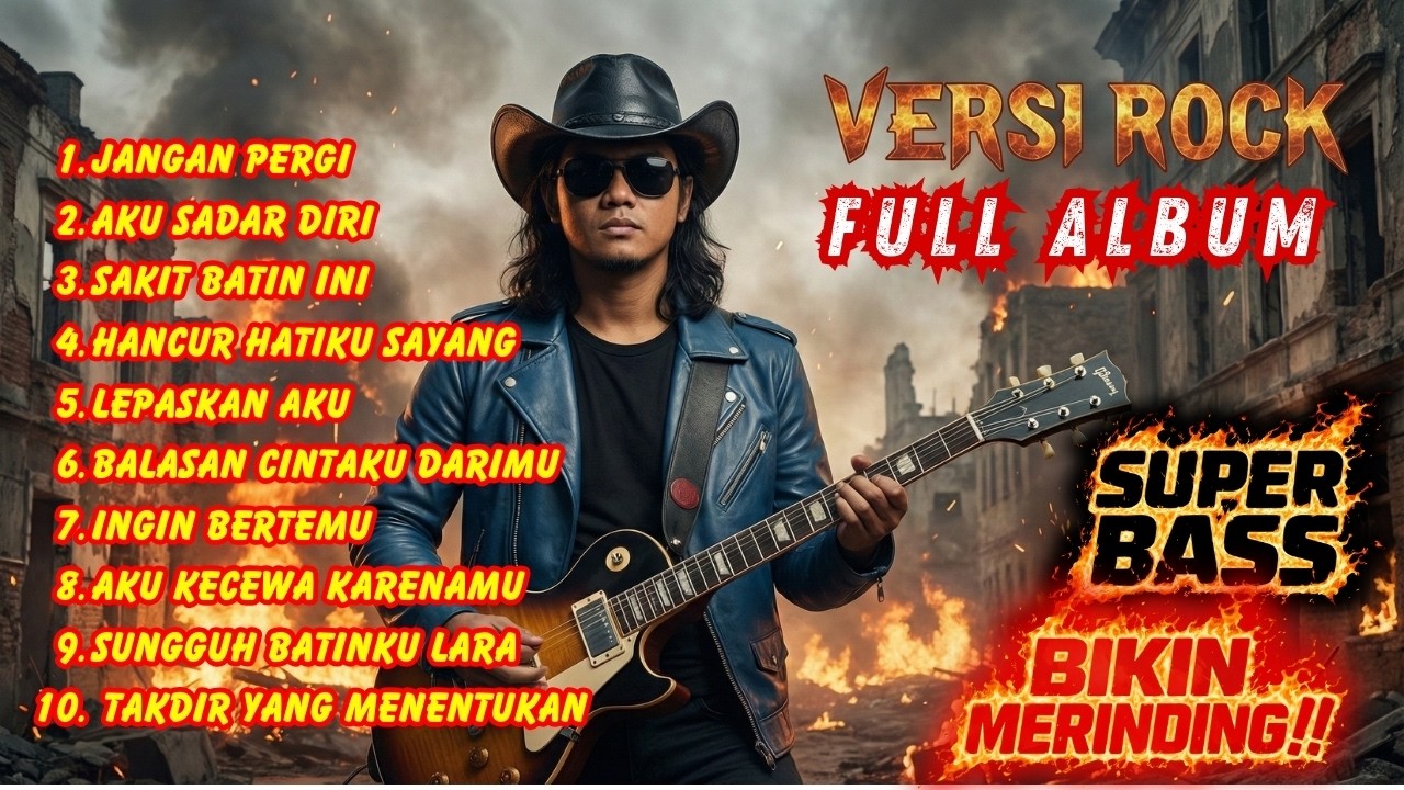🛑 FULL ALBUM‼️COVER ROCK | PAS BANGET BUAT YANG LAGI PERJALANAN | SLOWROCK MALAYSIA POPULER