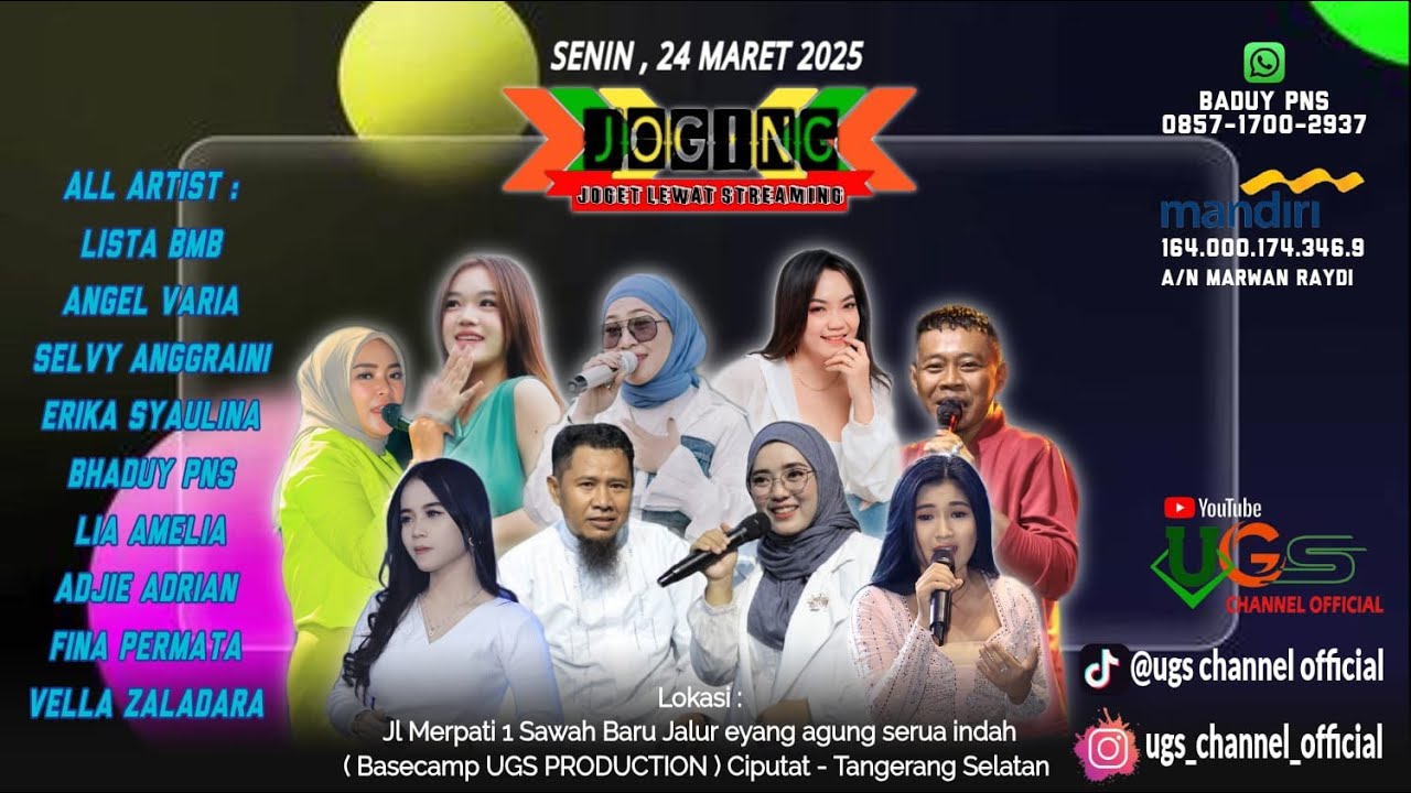 Live Streaming 🔴 UGS CHANNEL OFFICIAL | Spesial Ramadhan | Senin 24 Maret 2025