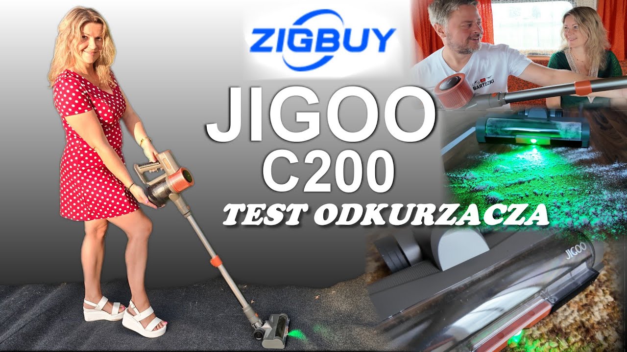 TANI odkurzacz pionowy JIGOO - ZigBuy.pl budżetowy Dyson #zigbuy #odkurzacz #test #robot