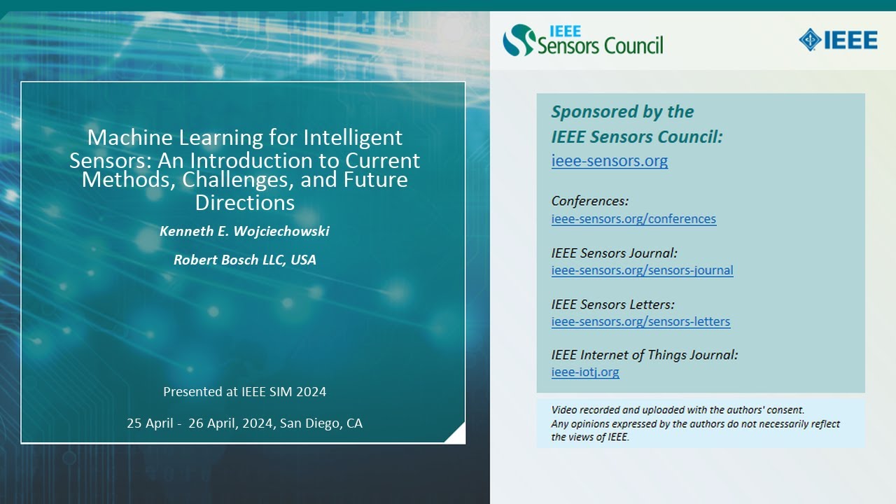 Machine Learning for Intelligent Sensors: An Introduction to Current Methods, Challenges, and
