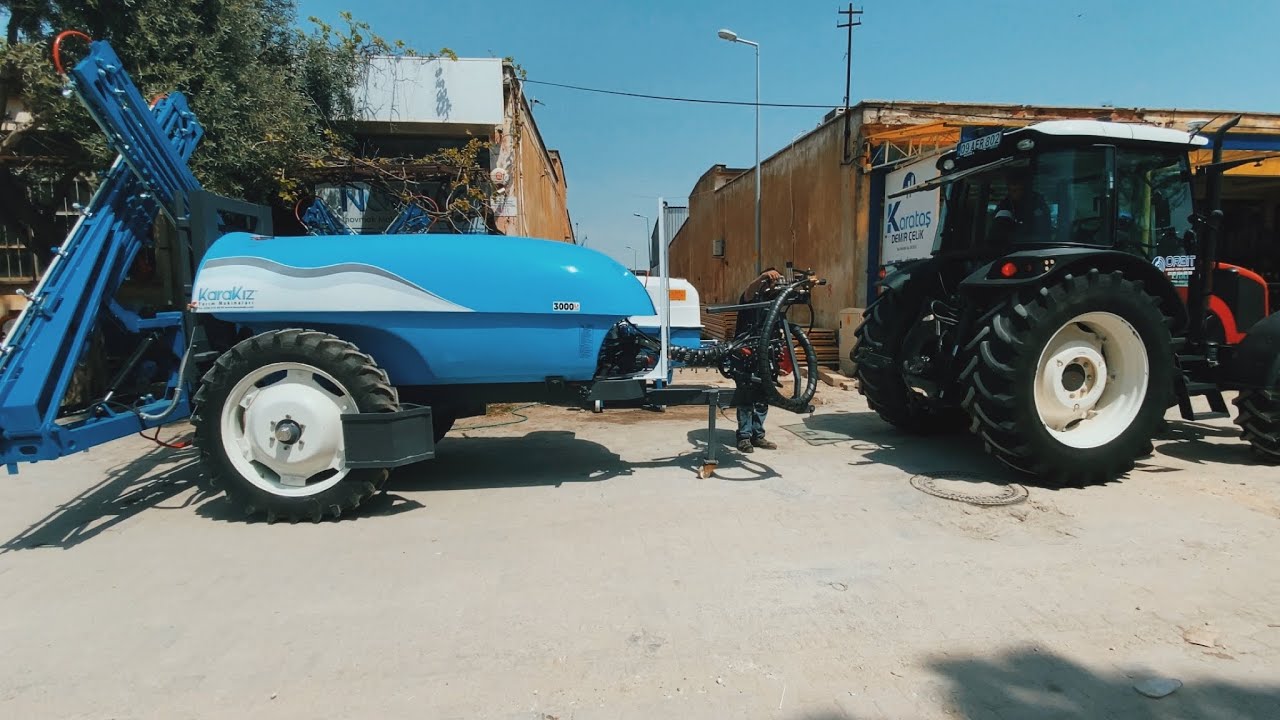YENİ İLAÇLAMA MAKİNASI ALDIK KARAKIZ 3 TONLUK TAM HİDROLİK